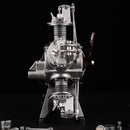TECHING Jet Engine Model Kit 5-Cylinder Radial Engine Model Kit That Runs Mechanical Metal Assembly DM116 230+pcs