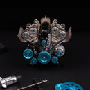 v8 Engine Model kit That Works Metal Mechanical Metal Assembly DIY Car Engine Model Kit 500+Pcs Educational Experiment (8 Cylinder Engine)