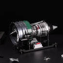 TECHING Jet Engine Model Kit Twin-Spool turbofan Engine Model kit That Works Metal Assembly 1/10 Electric Aircraft Engine Jet Engine Model Craft Gift for Adult - 1000+PCS DM119