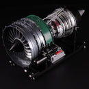 TECHING Jet Engine Model Kit Twin-Spool turbofan Engine Model kit That Works Metal Assembly 1/10 Electric Aircraft Engine Jet Engine Model Craft Gift for Adult - 1000+PCS DM119