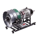 TECHING Jet Engine Model Kit Twin-Spool turbofan Engine Model kit That Works Metal Assembly 1/10 Electric Aircraft Engine Jet Engine Model Craft Gift for Adult - 1000+PCS DM119